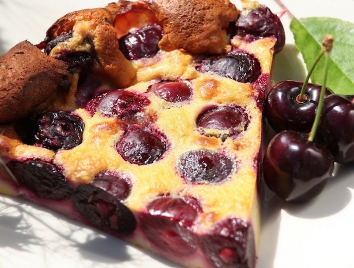 recette avec des cerises clafoutis