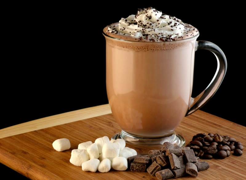 recette latte glacé mocha avec du chocolat