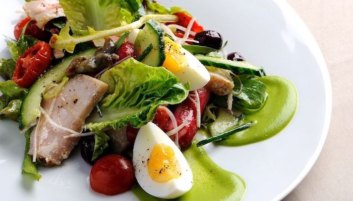 salade composée facile et originale de salade verte