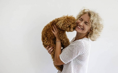 assurance comment choisir une assurance animal femme aux cheveux frises blond
