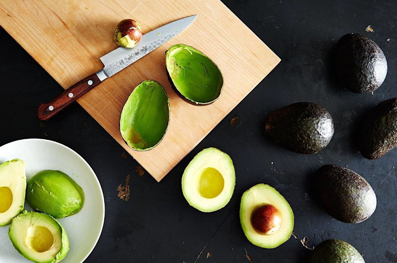 ripe avocado or not avocado peeled and cut in half how to cut an avocado