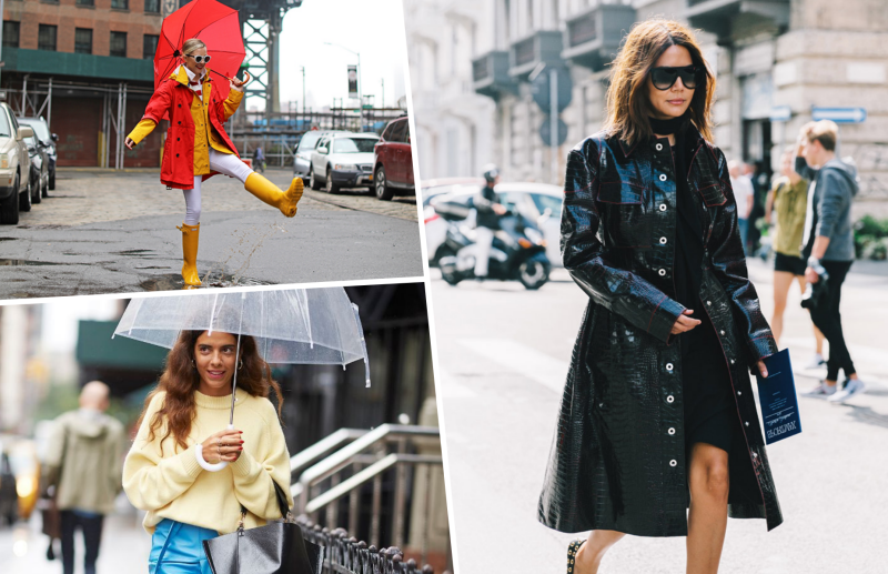 outfit de pluie monochrome idées été femme moderne