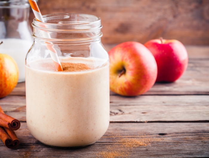 comment conserver les pommes un bocal de smoothie de pommes et cannelle