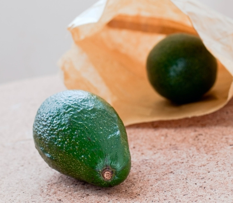 how to ripen an avocado two avocados paper bag