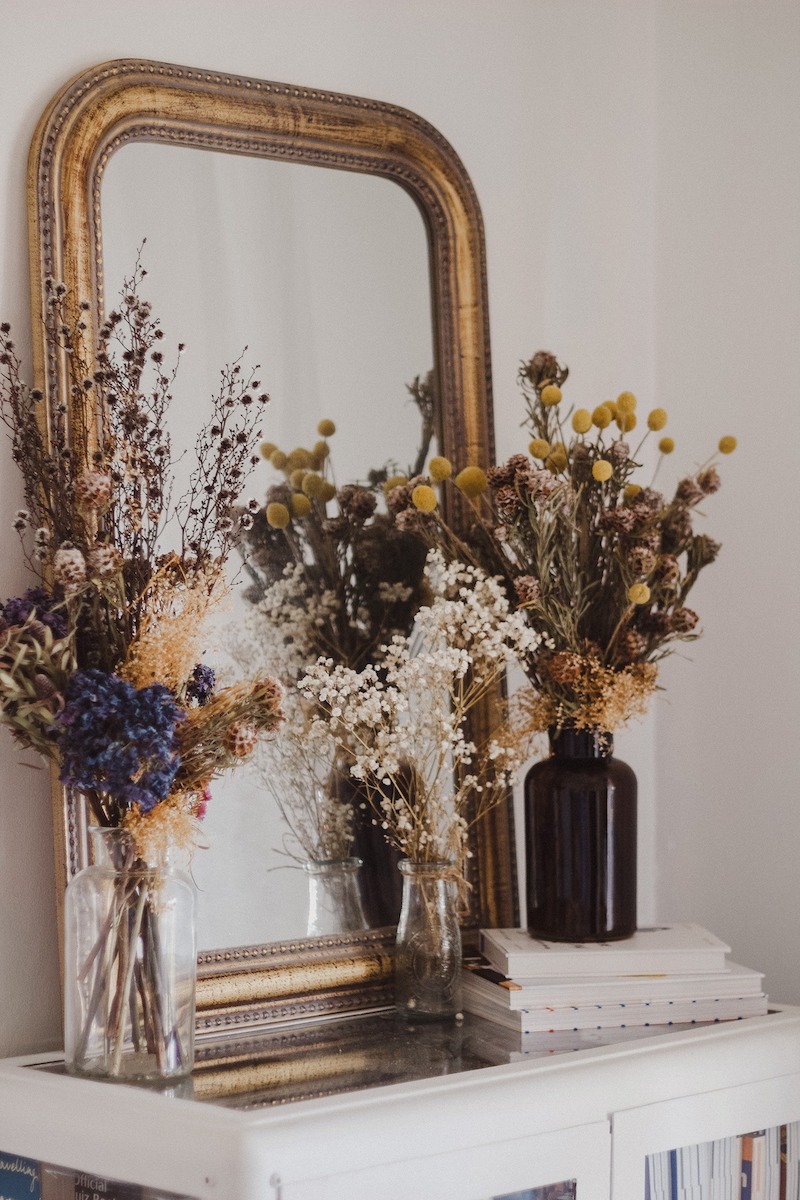 comment faire sécher des fleurs dans un vase brins fleuris pour la deco chambre