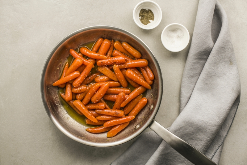 congeler des carottes petites carottes cuites à poêle