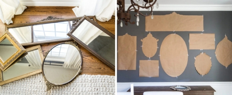 Déco avec plusieurs miroirs sur un mur : zoom sur la tendance