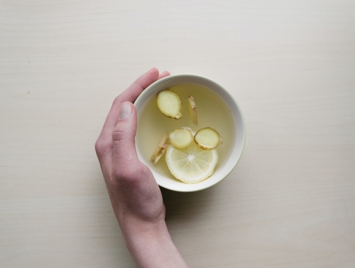 lendemain de cuite boisson eau aromatisée gingembre citron