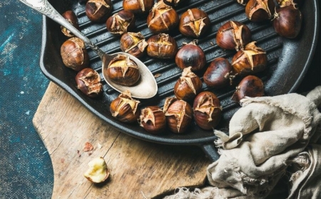 que faire avec des chataignes cuites a la poele recette facile a manger telles quelles en collation rapide