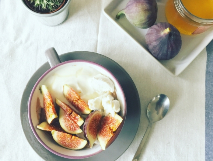 recette figues séchées yaourt aux figues fraîches et au miel