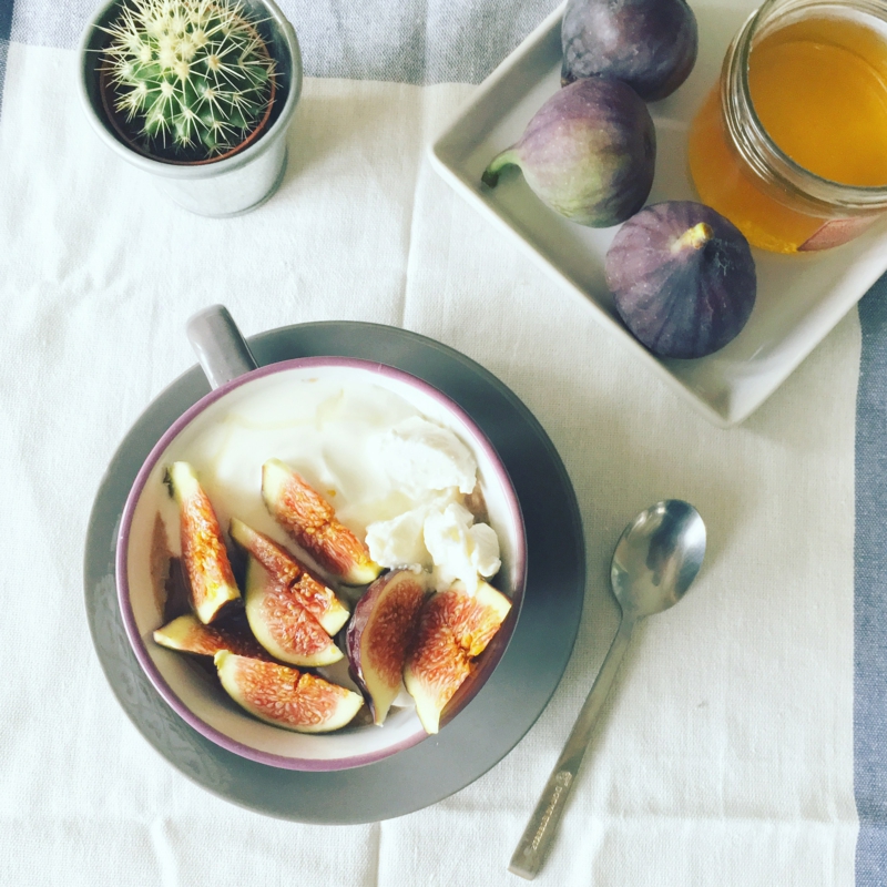 recette figues séchées yaourt aux figues fraîches et au miel