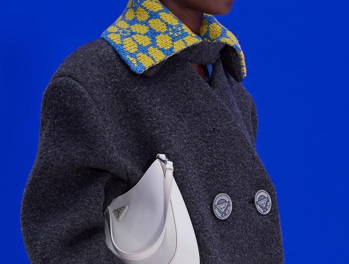 tenue élégante femme un petit sac hobo très moderne