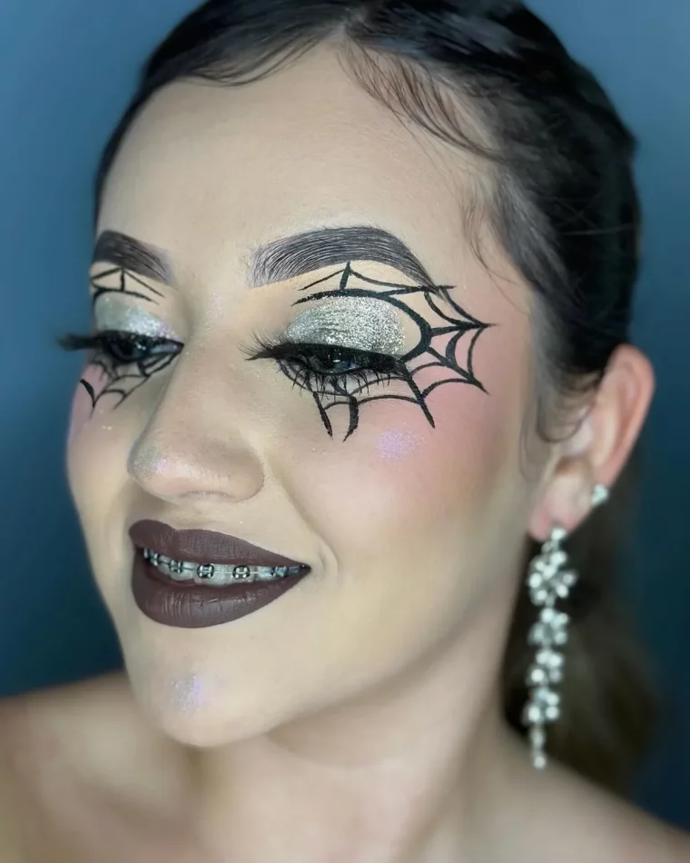 belle idee de maquillage pour la fete d halloween