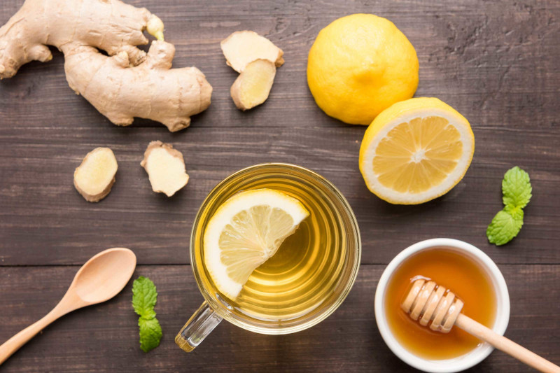bienfait gingembre sous forme d infusion au citron et miel pour perdre du poids