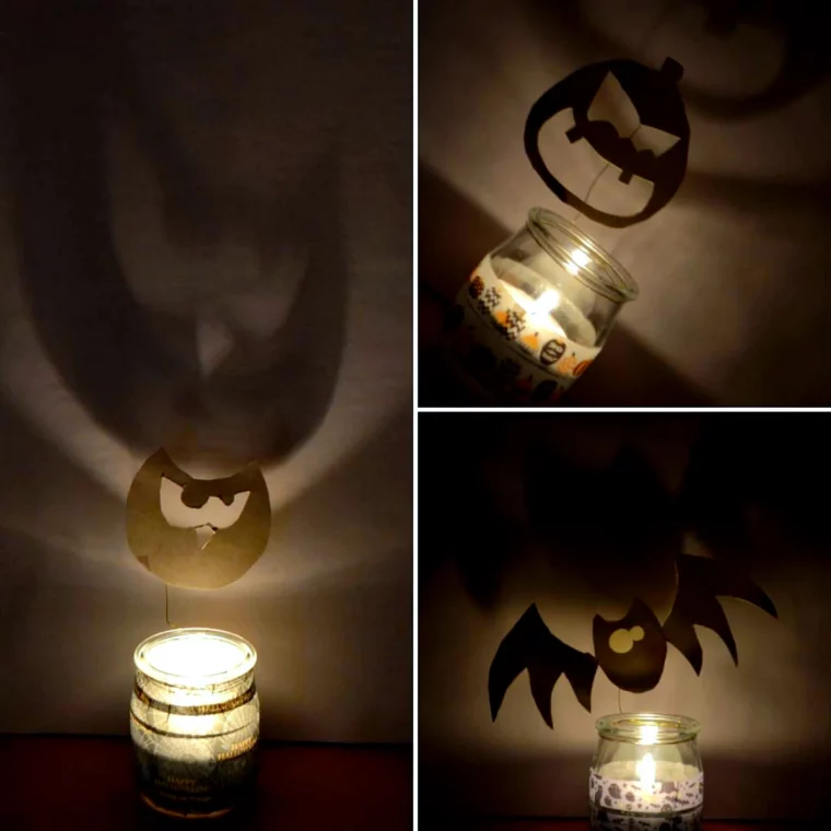 bougies photophores pour les soirees halloween