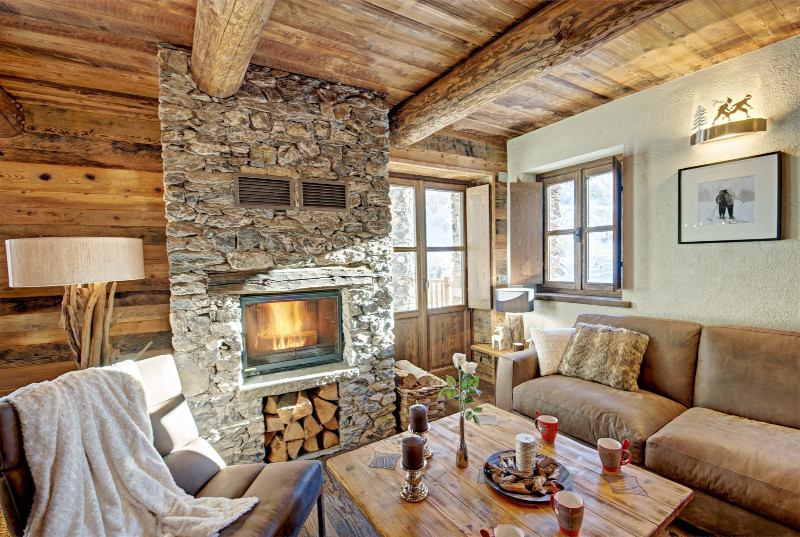 décoration chalet montagne salon bois style scandinave maison campagne  design moderne #interiordesign