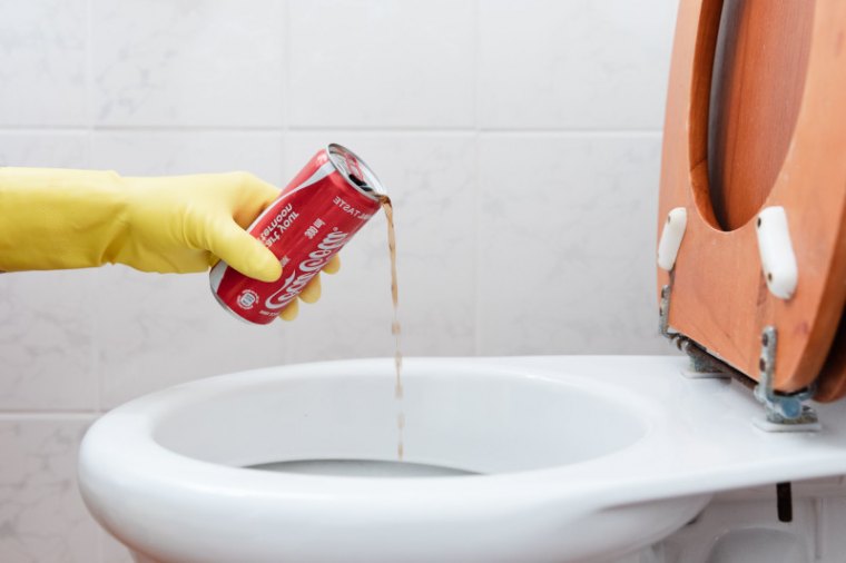 détartrage wc très entartré coca cola moyen très efficace pour le nettoyage #2