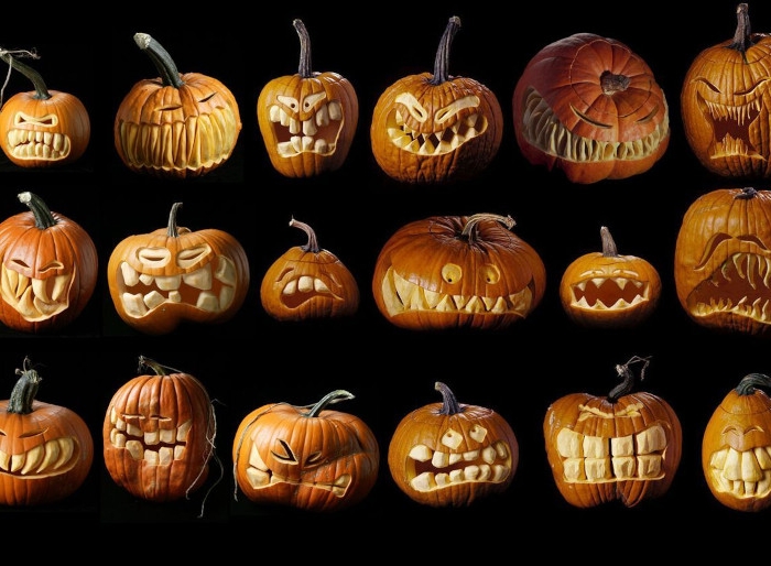 faire une citrouille d halloween choisir un motif effrayant ou amusant une palette de variantes