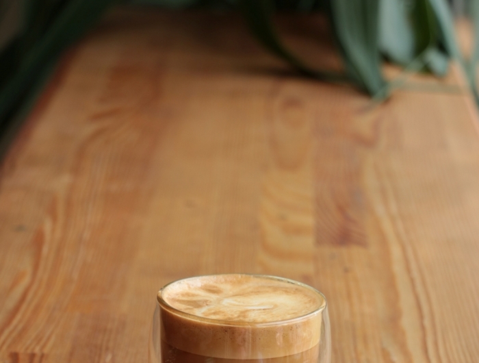 idée boisson énergisante légère café lait gouttes