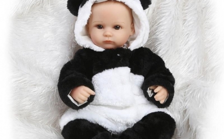 nourrisson vêtement panda poupée bébé réaliste