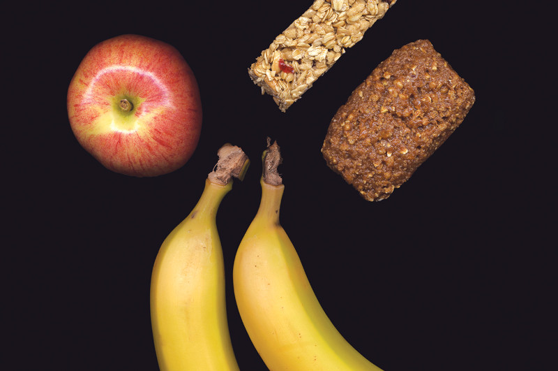 perdre du poids sans régime banane et pommes barres de granola sains pleins de fibres
