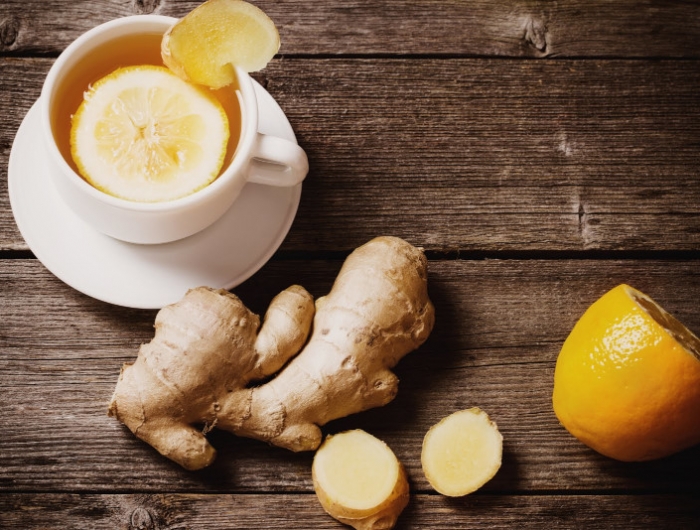 thé gingembre citron bienfaits sur la santé lutte contre les pellicules et la chute des cheveux