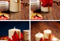 Déco plateau avec bougies pour cocooner son foyer cet automne-hiver