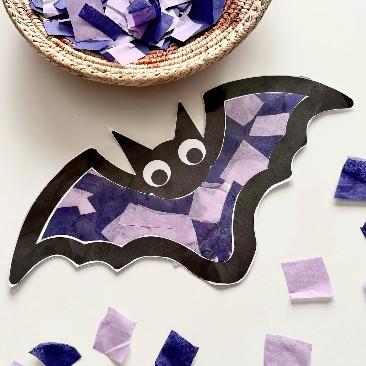 diy chauve souris en papier idee cadeau halloween enfant