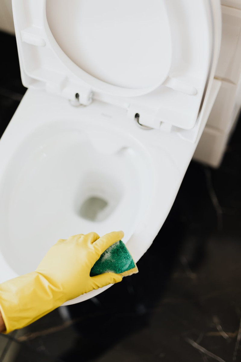 nettoyant ménager maison nettoyer le fond des toilettes d une maniere efficace