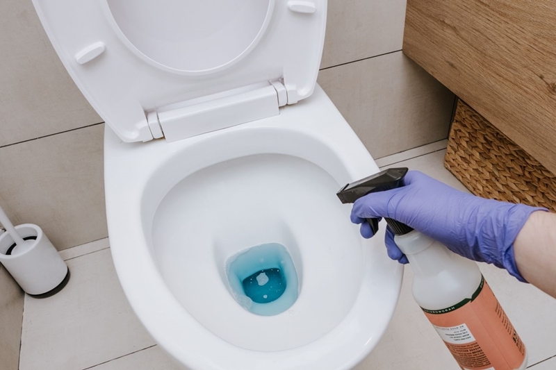 nettoyer toilettes cristaux de soude wc solution eau produits maison