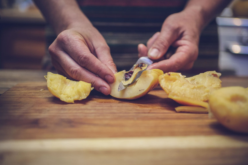 recette pate de coing épépiner le fruit pour en préparer la pate la plus délicieuse