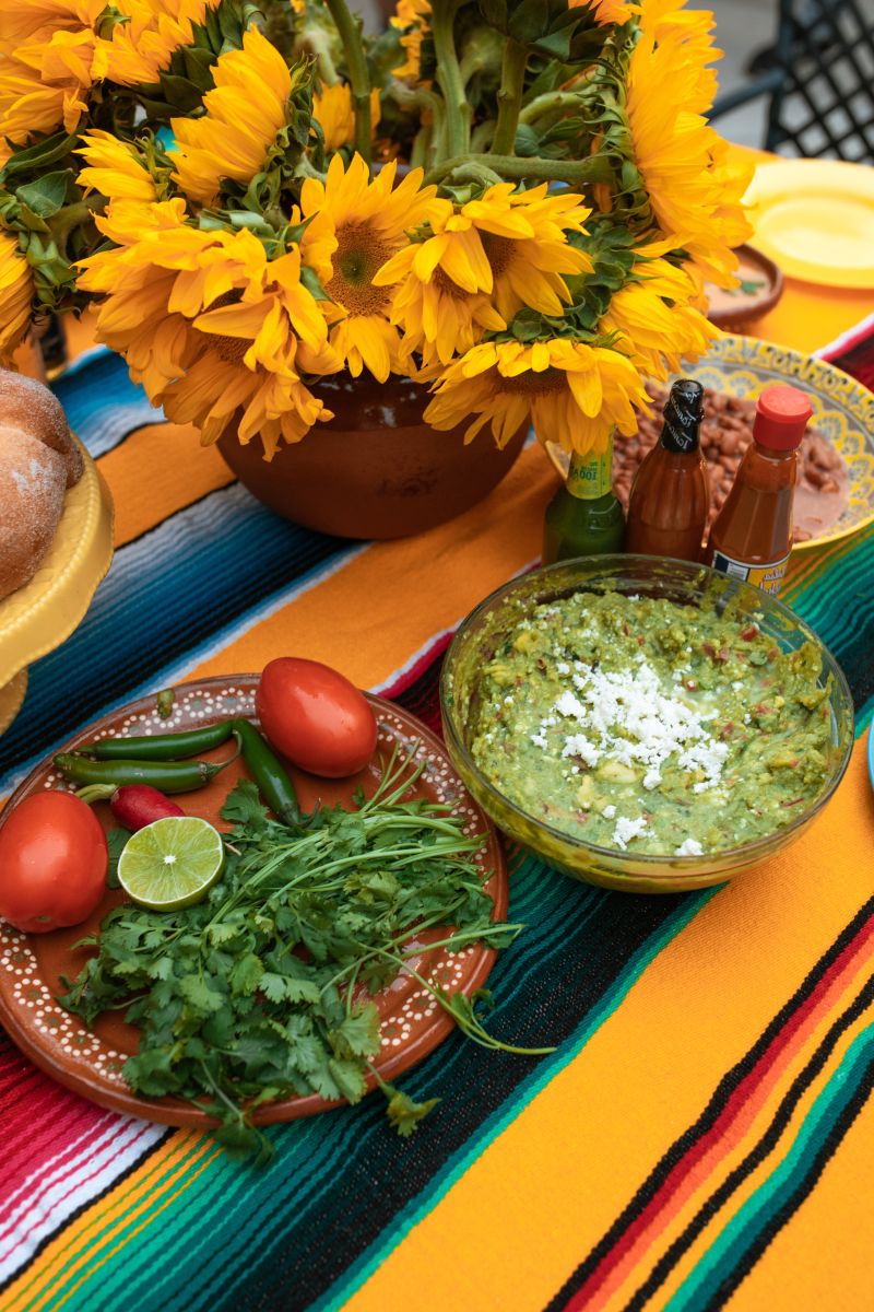 repas à partager entre amis un repas traditionnel mexicain