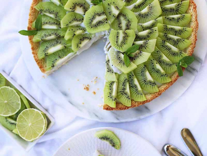 tarte kiwi mascarpone idée comment manger kiwi recettes