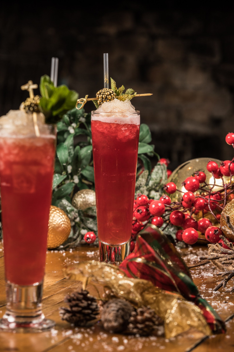 christmas cocktails, red door liverpool