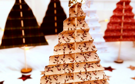 comment faire des sapins en papier decoration maison pour noel