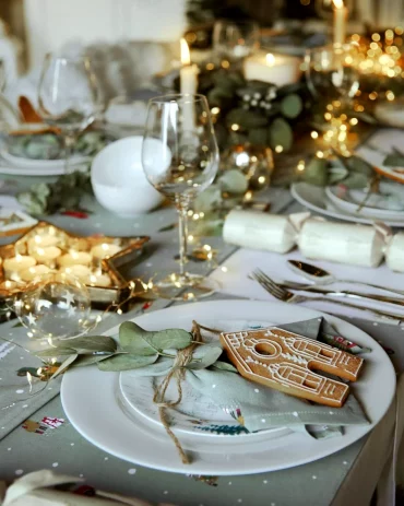 idee de decoration de table de noel