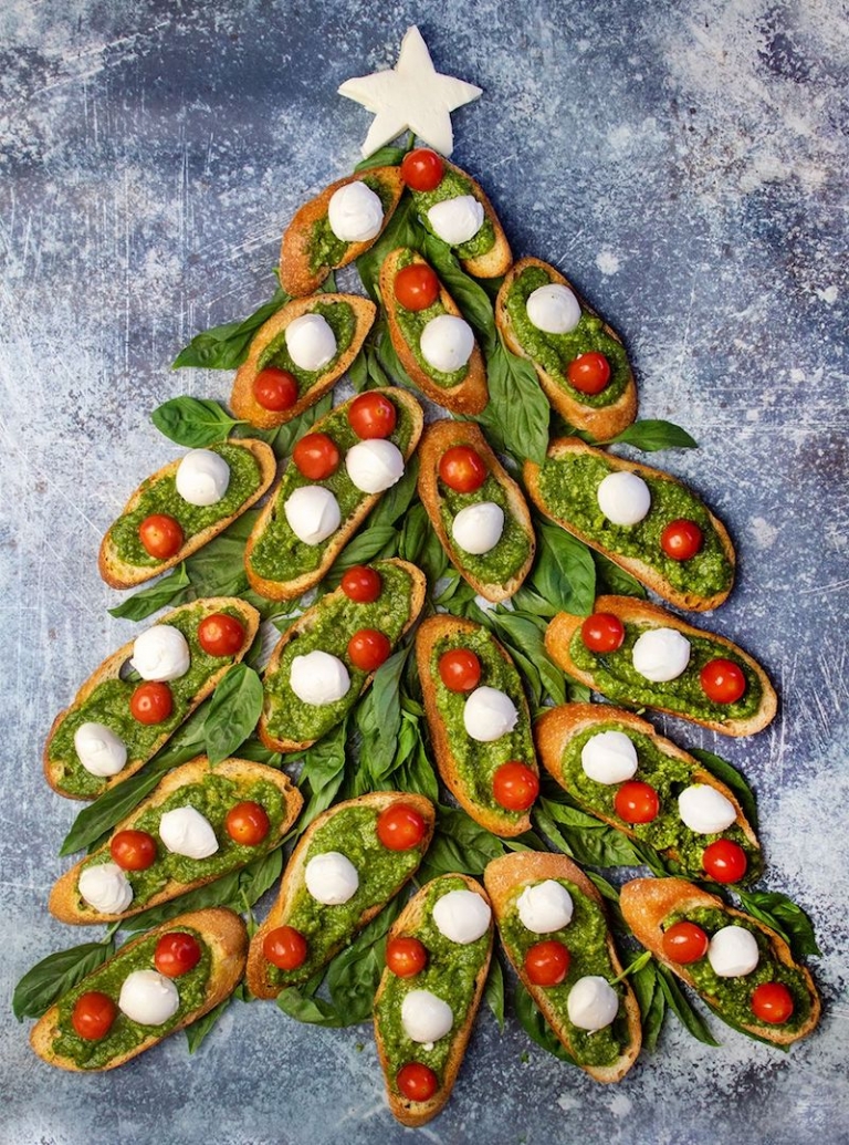 Apéro dînatoire de Noël chic et raffiné pour fêter avec style