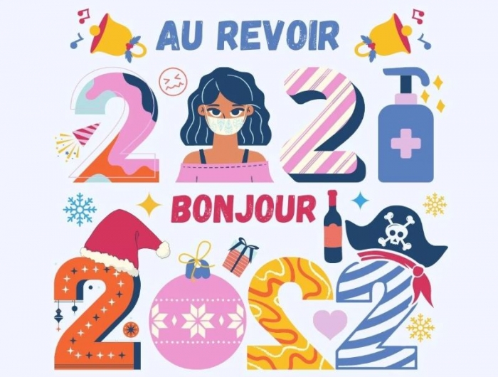 bonne année 2022 covid voeux après une année difficile souhaits