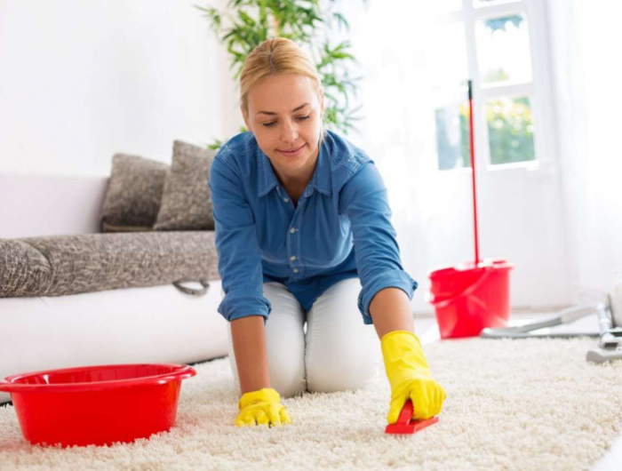 nettoyer un tapis a l aide de produits naturels et efficaces solution fait maison