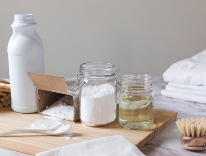 nettoyer une gourde à l aide de bicarbonate de soude et eau de javel