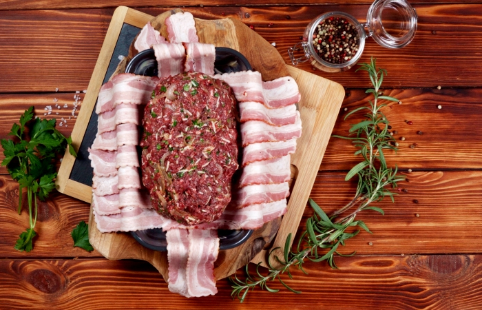 tranches bacon plat viande cétogène recette keto gratuit