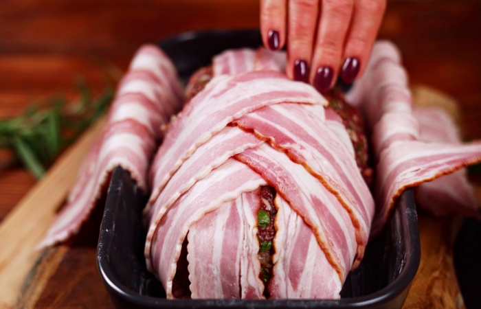 tutoriel recette pain de viande simple et rapide bacon