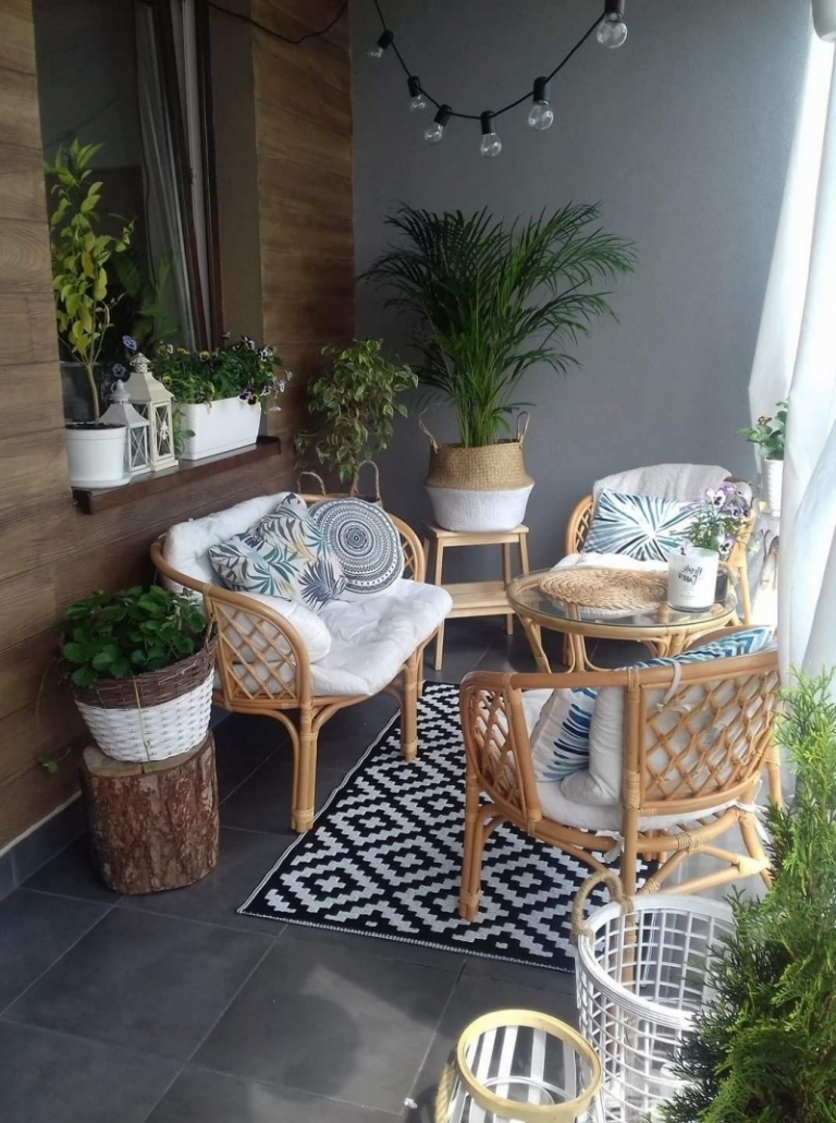 Lot de deux lanternes de jardin ou balcon - Décoration