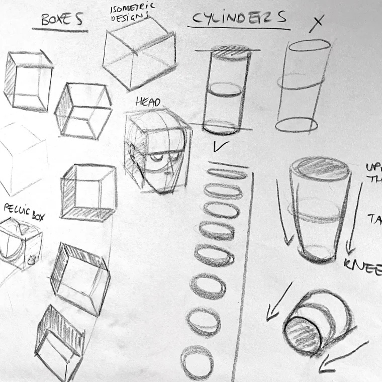 formes geometriques dimensions objets ovales cylindre