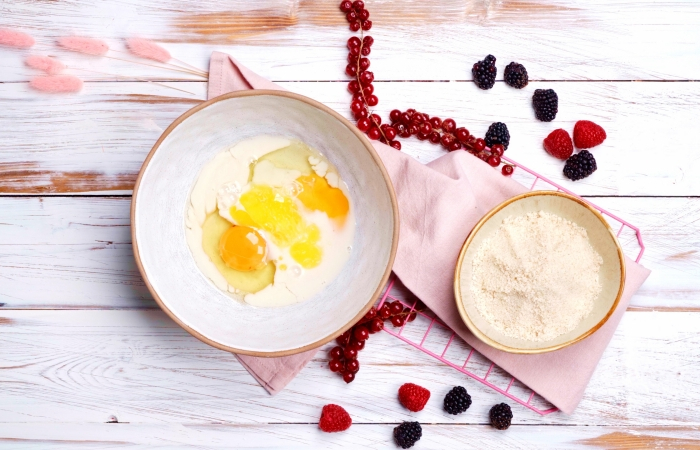mélange liquide préparation pate aliments sects recette gaufre rapide