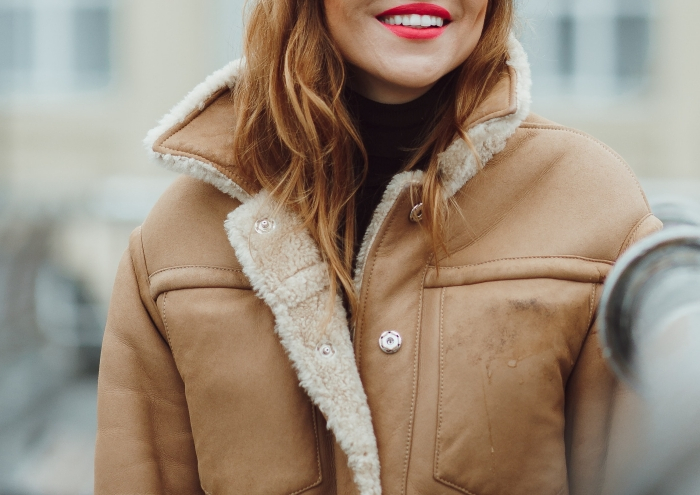 mode femme hiver veste manteau oversize matiere chaude