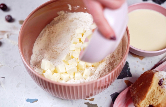 recette scones facile beurre froid melange sec ingredients