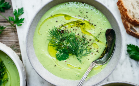 recette soupe froide concombre avocat facile a preparer