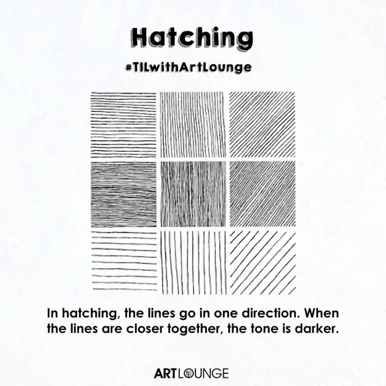 technique dessin base hatching hachurage ombres degrades