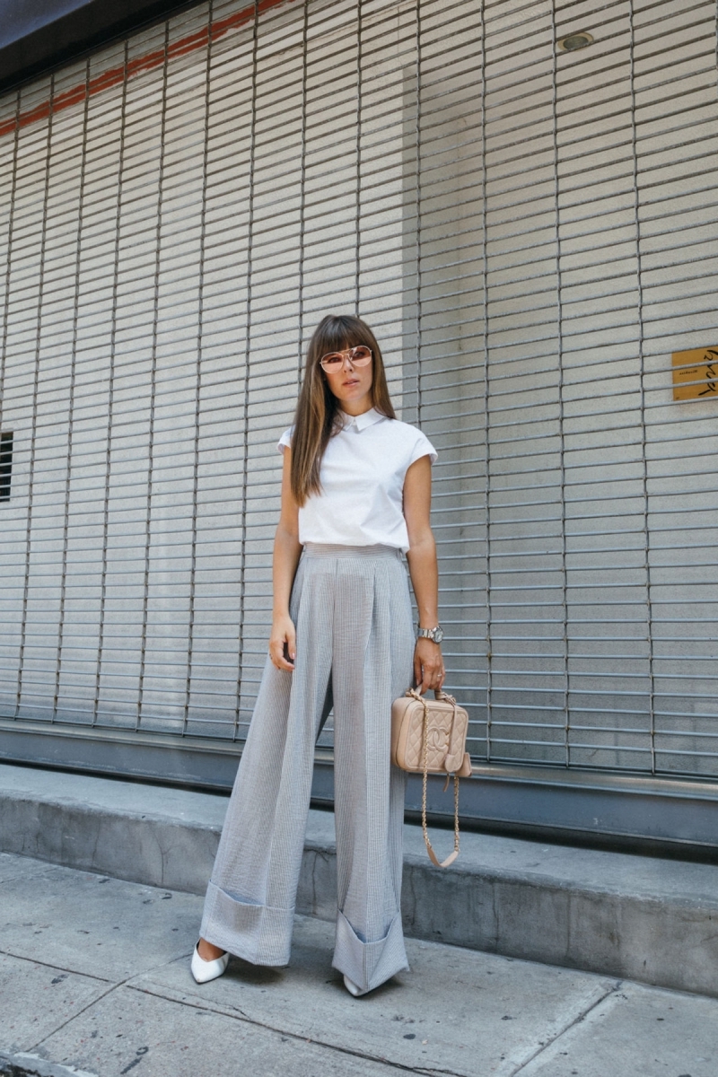 Look pantalon gris online clair femme